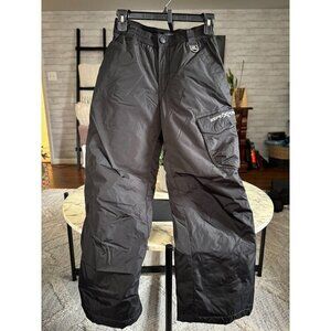 ZeroXposur Black Heavy Insulated Ski Snowboarding Pants Boys Size M 10/12